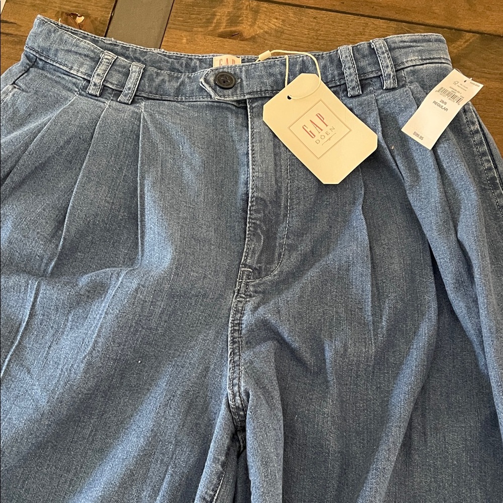 GAP x Doen Women’s Wide Leg Blue Jeans Size 28/6